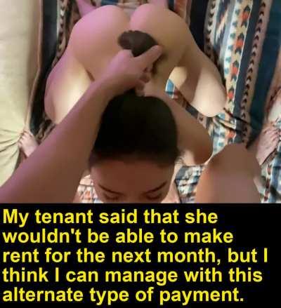 The rent payment (Sound)