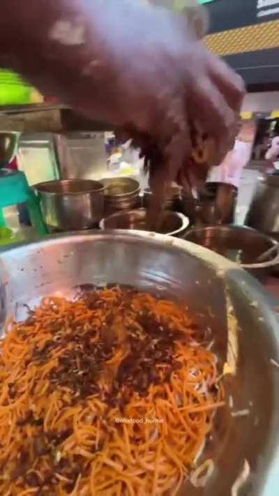 Hand slurping experience