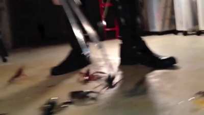 Beneath her boots they go