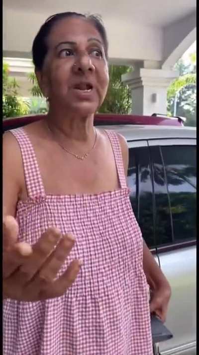 Puan Seri is entitled to park on other people's property you know.