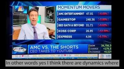 They said it on air! Naked Shorts! - stabilized, cropped and enhanced twitter video because cnbc wont be uploading this.