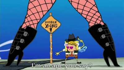 I guess you're right Melvin... I am just an ape.