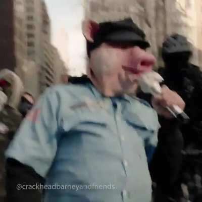 Officer Chris P. Bacon interviewed NYPD riot police about the Capitol insurrection.