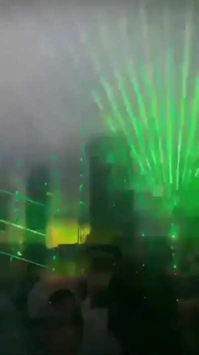 Music festival trough 3d glasses