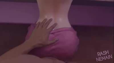 DVa Doggystyle Squirt Creampie (RashNemain)