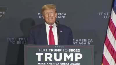 Trump grunts and moans while mocking trans people, and his MAGA cult goes wild