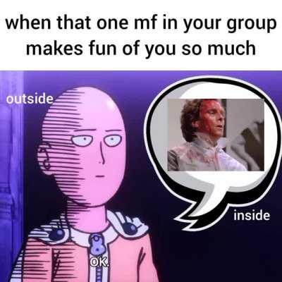 why aren't you moving huh, lemme see you laughing at me again