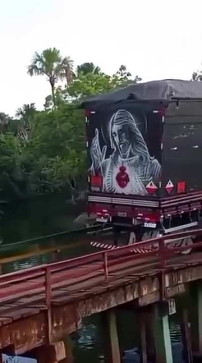 Normal business day for a Brazilian trucker