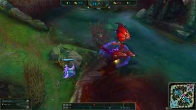 New? Morgana No dmg solo drag from behind the wall.