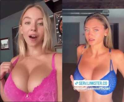 Sydney Sweeney and Leni Klum 