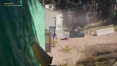 Shovel sent enemy to the moon