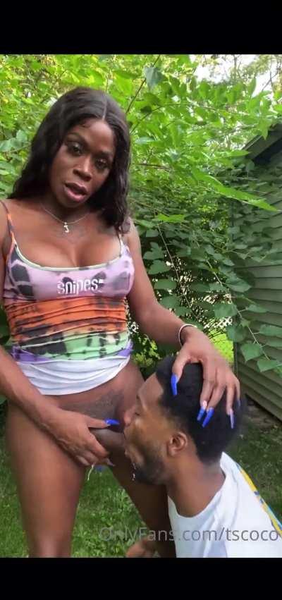 Who would trade places with Ts Coco’s sub? 🙋🏾‍♂️🍆💦💦🤤😍🤩