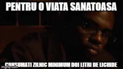 Nu uitati sa beti apa copii 😋