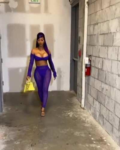 Purple looks good on her