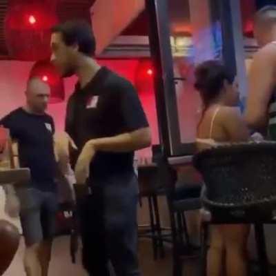 Professional kickboxer Joe Schilling (black T shirt) knocks a guy out in public. Then after facing a lawsuit, claims self defence, stating he was 