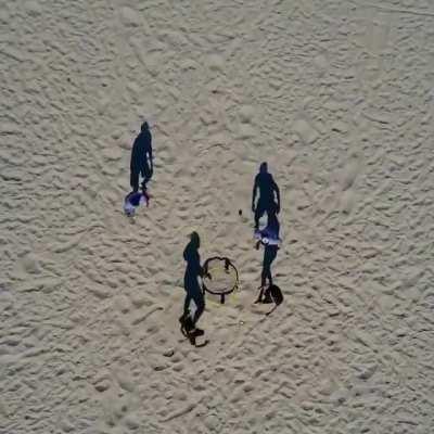 some shadows having fun