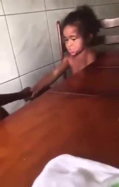 A healthy game between kids