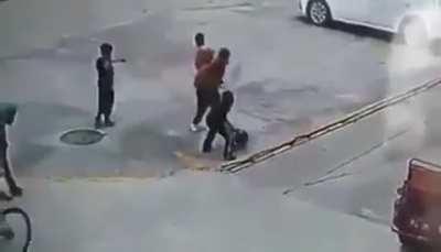 Boy Throws Firecracker Into Sewer Hole
