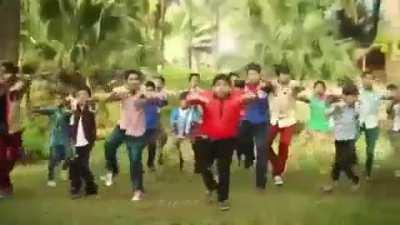 Me and the boys dancing