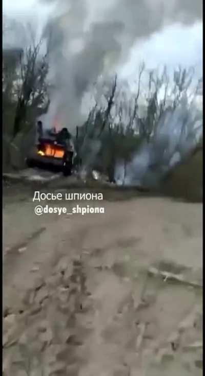 A precise hit on the russian SAM Tor, russian soldier complains that his entire unit was killed