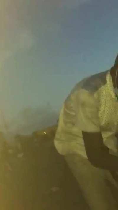 Lekki Massacre. NSFW. They took out the security cameras and turned off the lights and I loaded on protesters