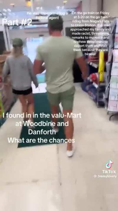 Canadian POS starts running away after asking kids to hurt themselves