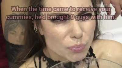 At this point, nothing feels better to you than the sensation of hot, creamy cum filling up your belly, knowing it's going to turn you into an even better sissy with every mouthful...