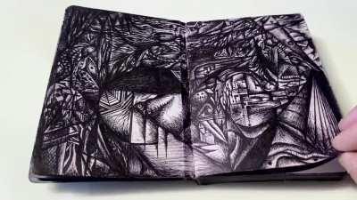 Some of my random ballpoint doodles