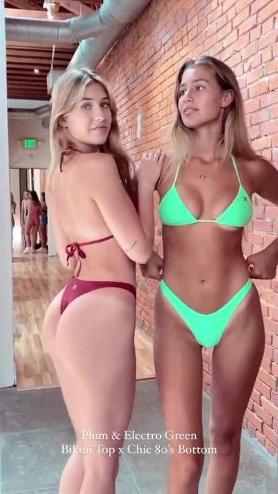 Justine Ouellet and Josephine Clark