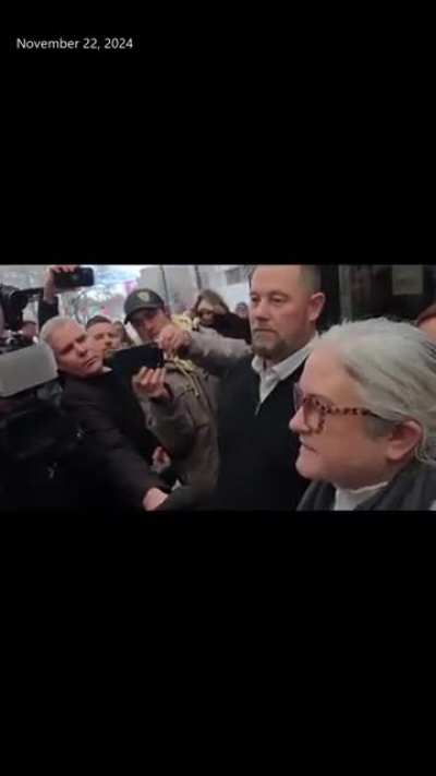 Anti-vaxxers meltdown outside the Ottawa, Canada, Courthouse, where a Freedom Convoy organizer was found guilty of mischief.
