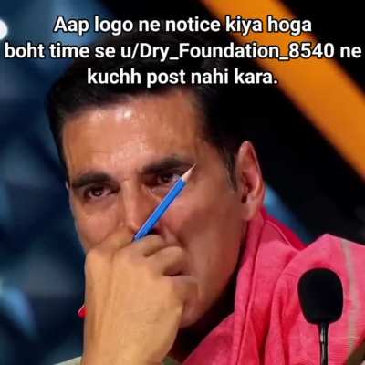 Vapas aajao Dry Foundation bhai😞