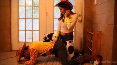 Jesse Fucks Woody Deeper- Toy Story Parody w/ Ts Zoey Taylor