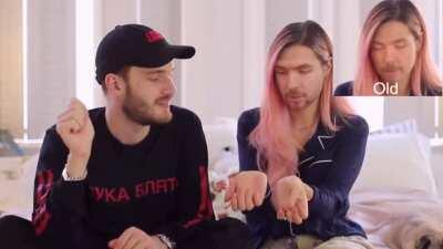 I put Jacksepticeye's face on Marzia... again. (in higher quality)