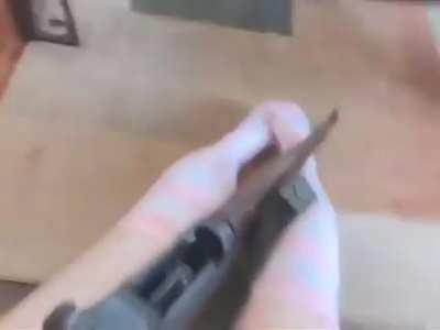 Roses are red, my socks are big, step on my property and I'll have one more grave to dig