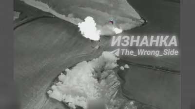 RU POV: 2 Himars launchers on thermal destroyed by Iskander (claimed), Sumy region 