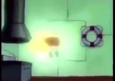 El men que se intenta volver a dormir para seguir la historia y lo logra.