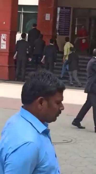 Shots fired in a court of Law