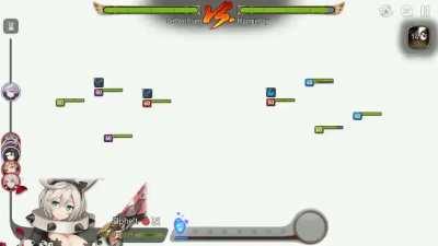 Elphelt testing! She may not be the best dmg dealer, but she can do some dmg, not even the best gear, s2 not fully mola'd