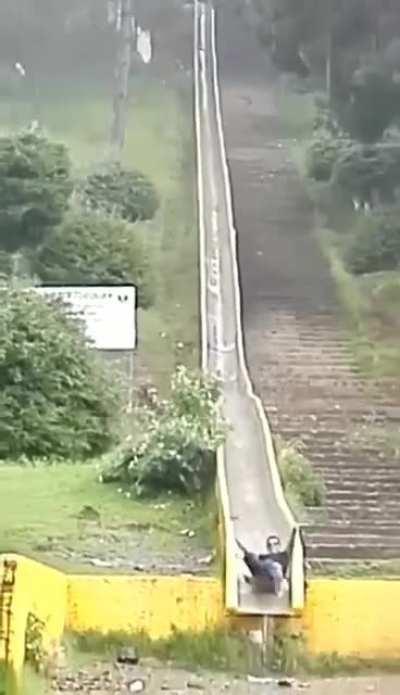 A decommissioned water park