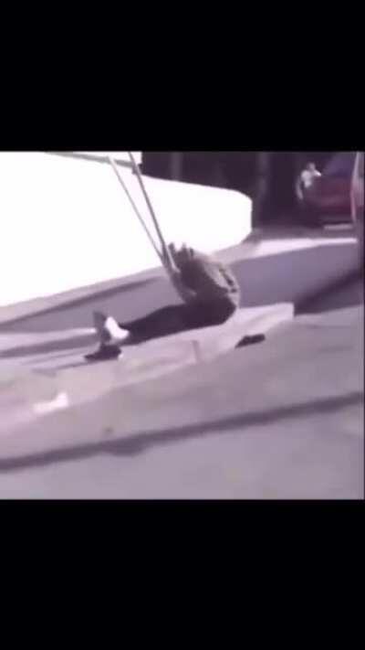 Getting sacked skating