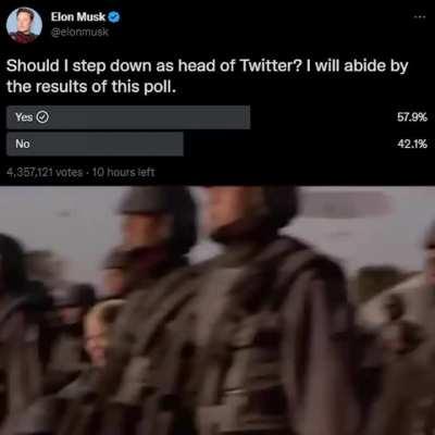 the poll is probably meaningless but vote anyways because the more he loses by the funnier it will be