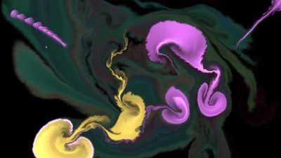 Fluid Simulation But the Fluid Dynamics Control a Synthesizer [OC]