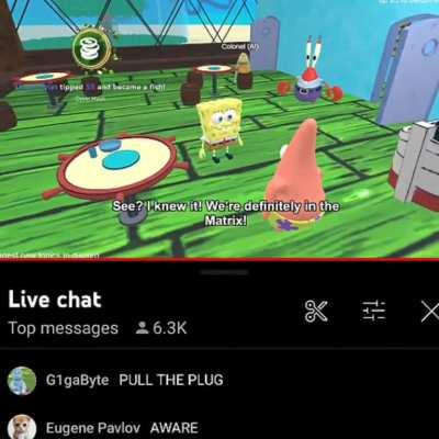 Just saw this in an AI generated livestream