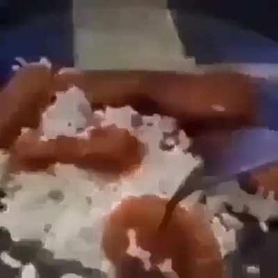 A tristeza na voz dele 😞