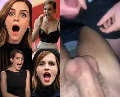 Emma can't believe how turned on this makes her