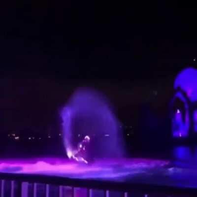 Mesmerizing jet skier