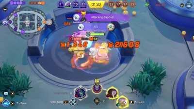 Getting a solo team wipe at Zapdos