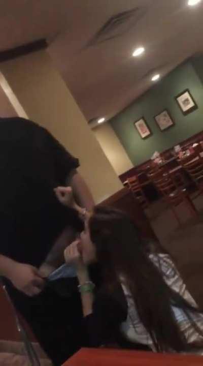 Bj In What Appears To Be A Group Of Coworkers At A Restaurant After Hours