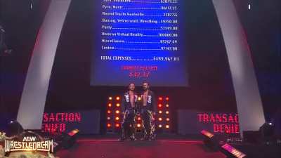 [AEW Wrestledream Spoilers] Young Bucks entrance 💵