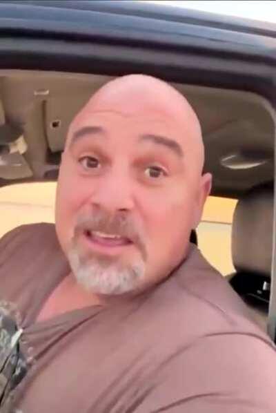 She hit a soft spot... or should I say bald spot